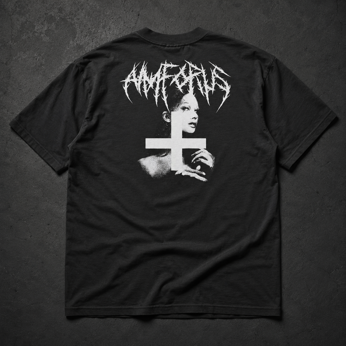 AIMFORUS OVERSIZED FADED TEE
